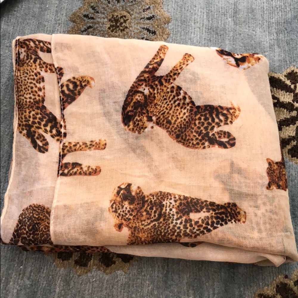 Cheetah scarf
